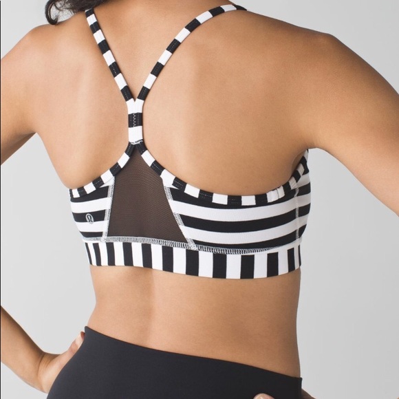 lululemon striped sports bra